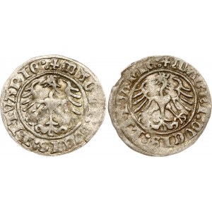 Lituania Polgrosz 1511 e 1512 Vilnius Lotto di 2 pezzi
