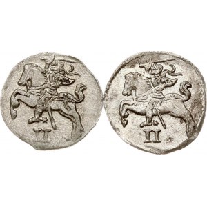 Litwa Dwudenar 1566 Wilno Zestaw 2 monet
