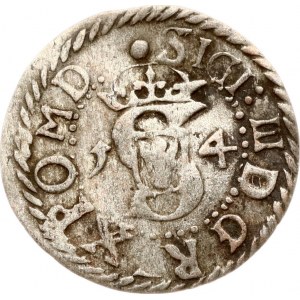Litwa Szeląg 1614 Wilno (RR)