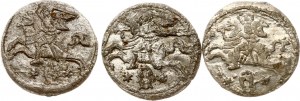 Litauen Dwudenar 1620 Vilnius Lot von 3 Münzen