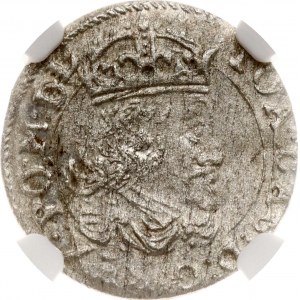 Lituania Grosz 1652 Vilnius (RR) NGC AU DETTAGLI