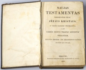 Lituanie Nouveau Testament 1866 Berlin