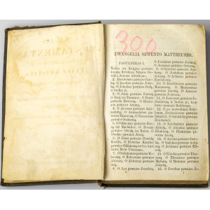 Litwa Nowy Testament 1866 Berlin