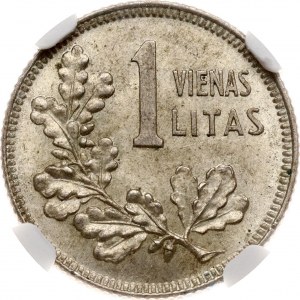 Lithuania 1 Litas 1925 NGC MS 64