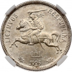 Lithuania 2 Litu 1925 NGC MS 62