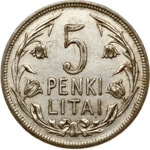 Litwa 5 Litai 1925