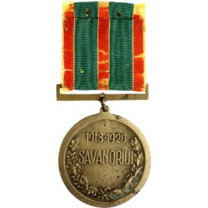 Medaille 1920 für die freiwilligen Gründer der Armee