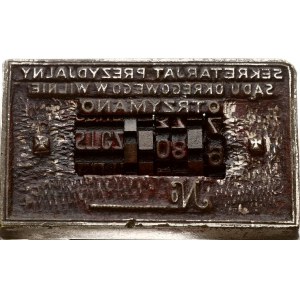 Litauen Polen Stempel ND Vilnius