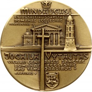 Litwa Medal Jubileusz Chrześcijaństwa Litewskiego ND (1987)