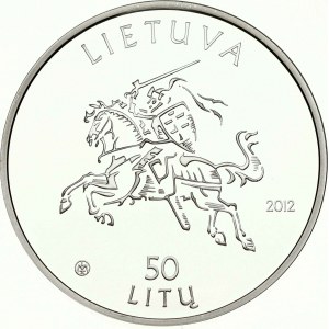 Lituanie 50 Litu 2012 Maironis