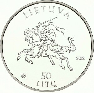 Litwa 50 Litu 2012 Maironis