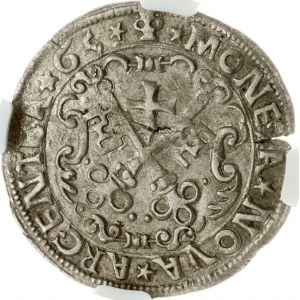 Riga 1/2 Mark 1565 (R3) NGC AU 53