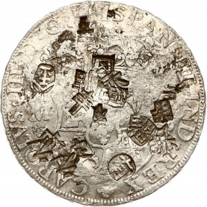 Mexico 8 Reales 1761 MM with countermarks