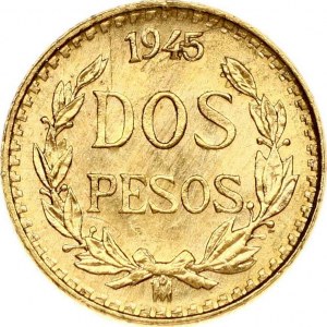 Mexique 2 Pesos 1945