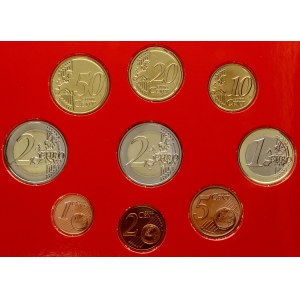 Monaco 1 Euro Cent - 2 Euro 2013 Set Lot of 9 coins