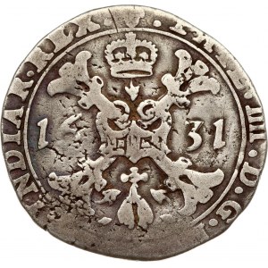 Spanische Niederlande Brabant 1/4 Patagon 1631 Brüssel