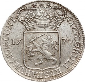 Nizozemí Zeeland Stříbrný dukát 1774