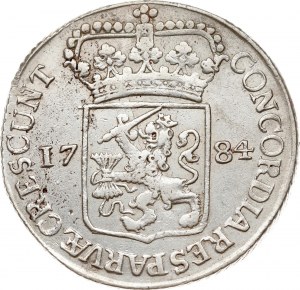Nizozemsko Západní Frísko Stříbrný dukát 1784