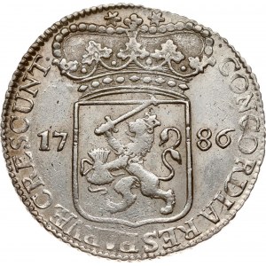 Holandsko Zeeland Strieborný dukát 1786