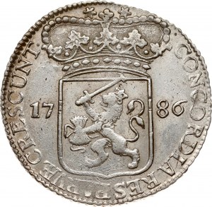 Nizozemí Zeeland Stříbrný dukát 1786