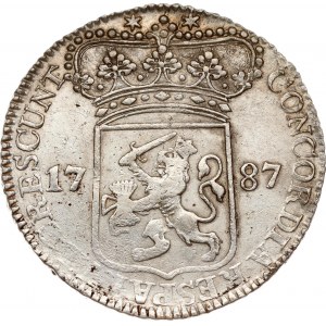 Holandsko Zeeland Strieborný dukát 1787