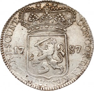 Nizozemský zeelandský stříbrný dukát 1787