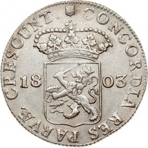 Netherlands Batavian Republic Utrecht Silver Ducat 1803