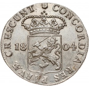 Netherlands Batavian Republic Utrecht Silver Ducat 1804
