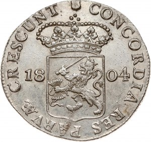Netherlands Batavian Republic Utrecht Silver Ducat 1804