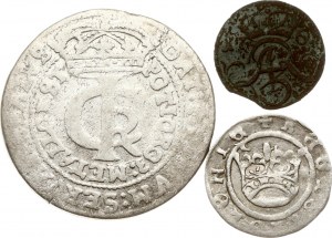 Poland Szelag - Tymf (1506-1761) Lot of 3 coins