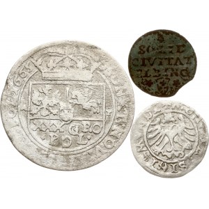 Polsko Szelag - Tymf (1506-1761) Sada 3 mincí