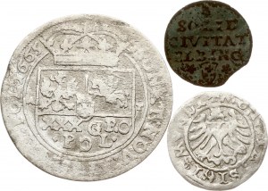 Poland Szelag - Tymf (1506-1761) Lot of 3 coins