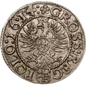 Polska Grosz 1614 Kraków (R)