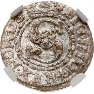 Polska Szeląg 1616 Ryga (R) NGC MS 62