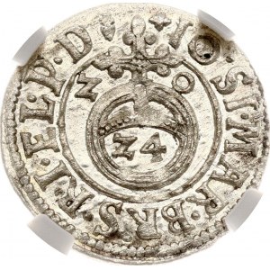 Prussia sotto la Polonia Poltorak 1620 Konigsberg NGC MS 62 TOP POP