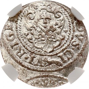 Polska Szeląg 1621 Ryga (R) NGC MS 63