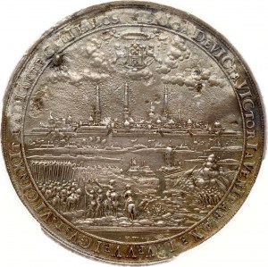 Livonia Riga Medal ND (1641) (R3) PCGS AU Detail