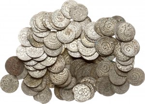 Schwedisch Livland Szelag 1654-1660 Riga Lot von 100 Münzen