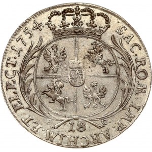 Pologne Ort 1754 CE