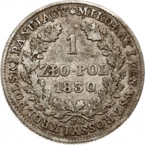 Russia For Poland 1 Zloty 1830 FH
