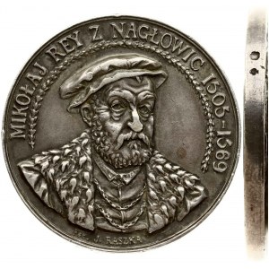 Strieborná medaila ND (1906) Mikolaj Rey z Naglovic (RR)