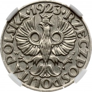 Poľsko 50 Groszy 1923 NGC MS 61