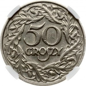 Pologne 50 Groszy 1923 NGC MS 61