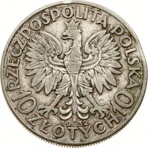 Polen 10 Zlotych 1932 (L)