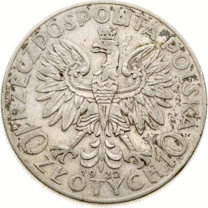 Pologne 10 Zlotych 1932 (w)
