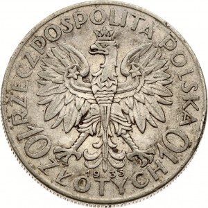 Poľsko 10 Zlotych 1933 (w)