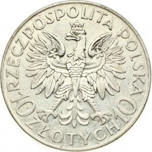Polska 10 złotych 1933 Romuald Traugutt