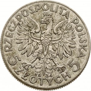 Polen 5 Zlotych 1934 (w)