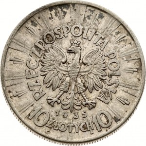 Polsko 10 zlotých 1935 Pilsudski