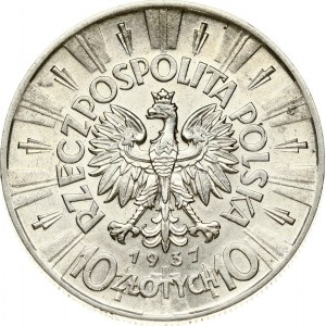 10 Zlotých 1937 Pilsudski